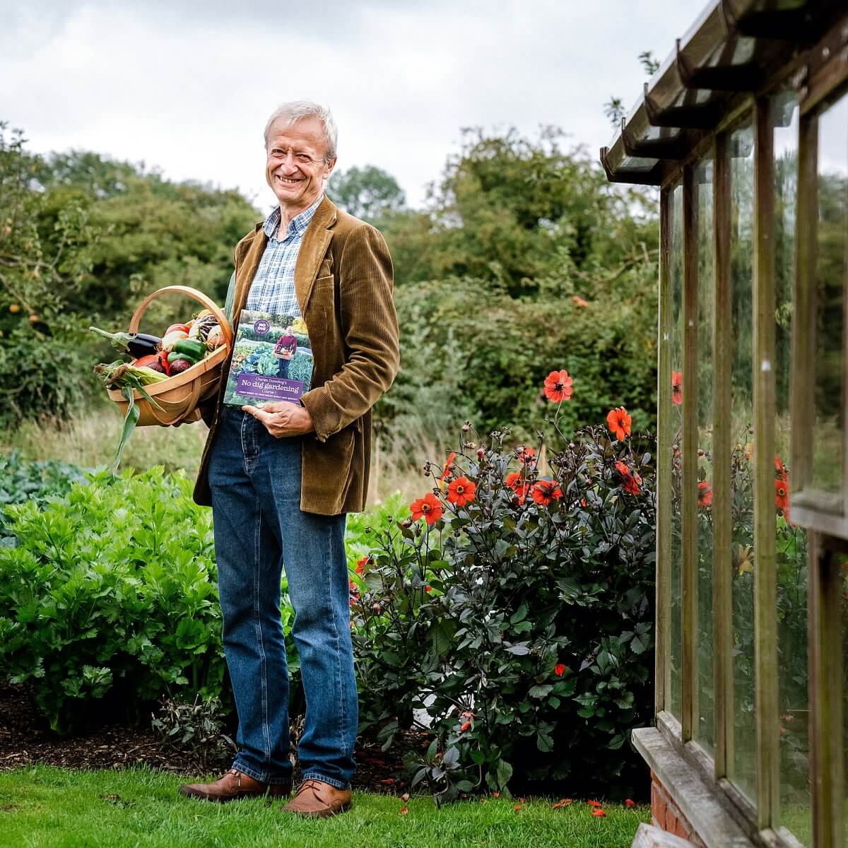 Charles Dowding launches his No Dig Gardening Course as a book