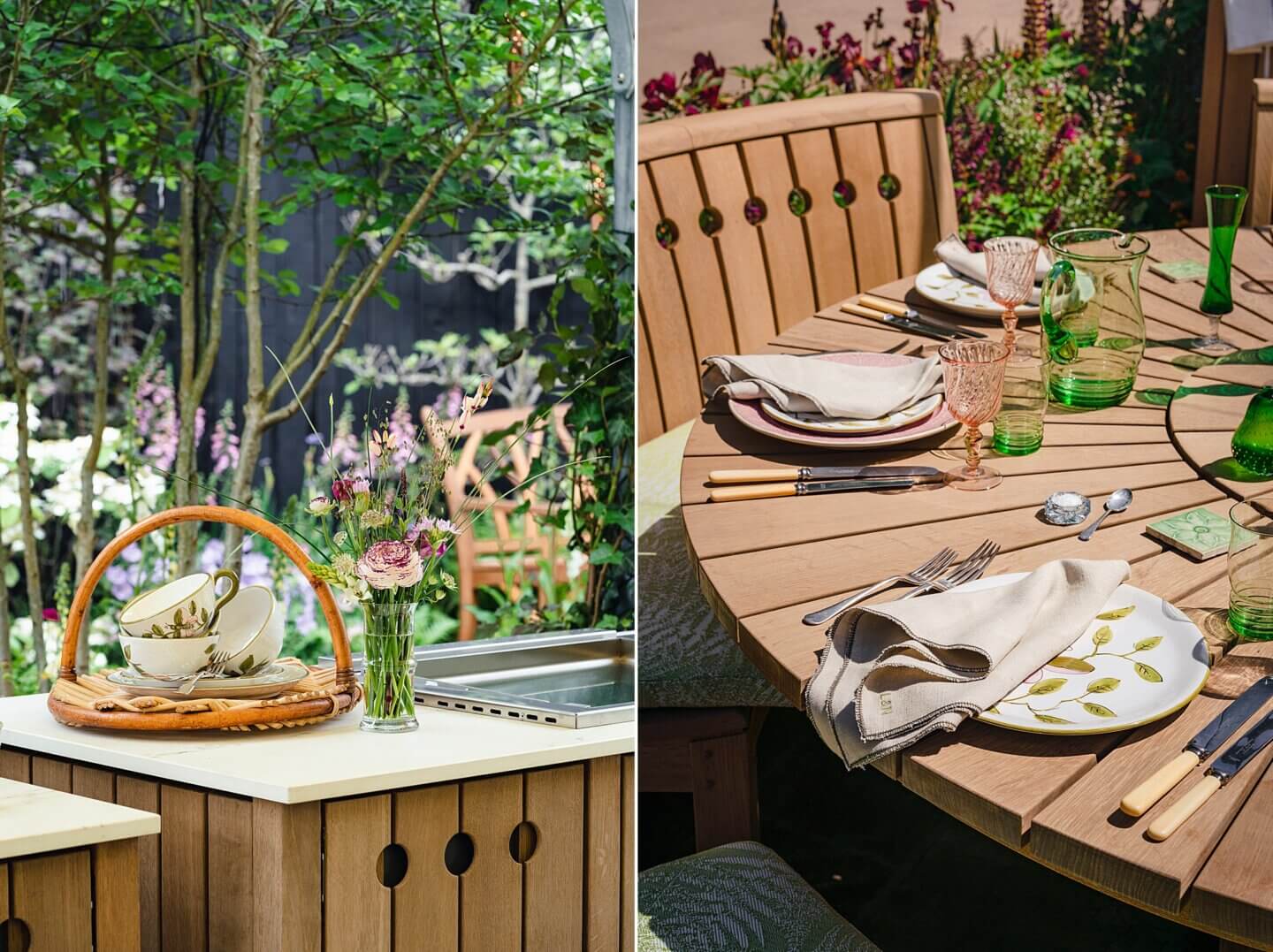 outdoor kitchen and dining details Gaze Burvill