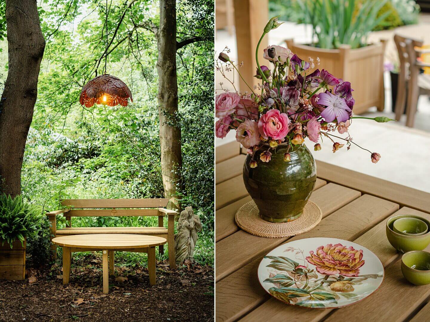 Gaze Burvill seating plus details by Wildstone Floral and Lamb & Newt